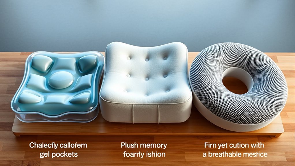 ergonomic cushions for support