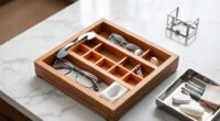 glasses and hearing aid organizers