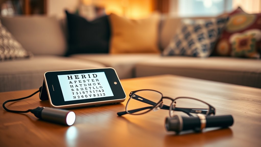 home vision self assessment tools