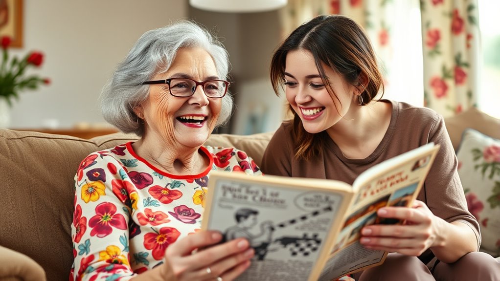 humor reminiscence senior connection