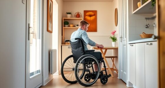 navigating wheelchairs in compact spaces