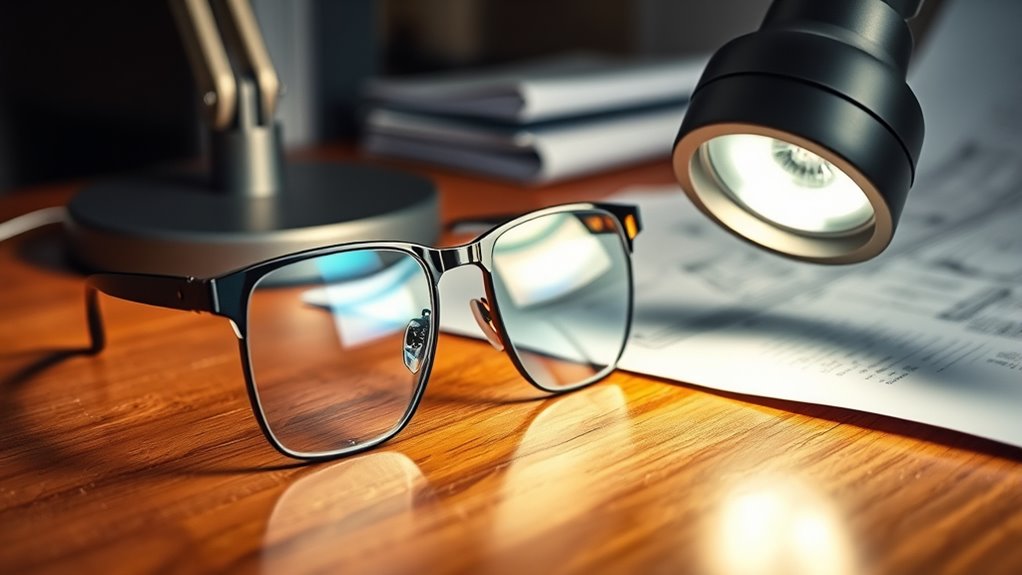 optimize workspace for eye comfort