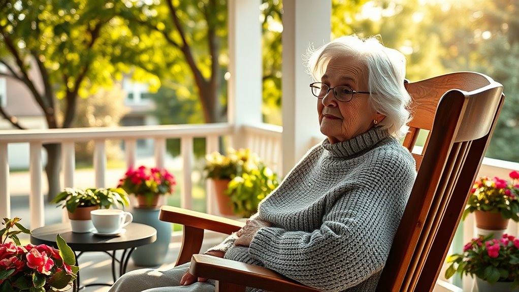 relaxing ergonomic rocking chair
