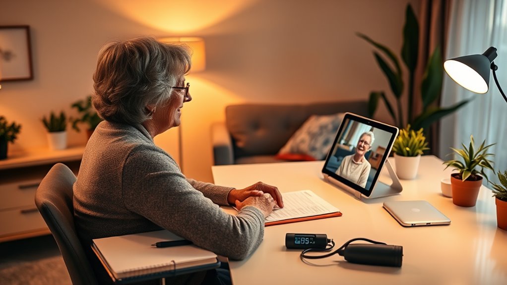 remote caregiving through technology