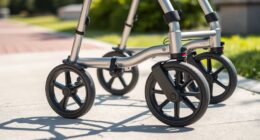 safe rollator brake use