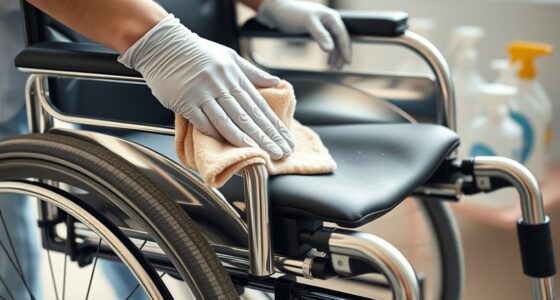 sanitize wheelchair and walker