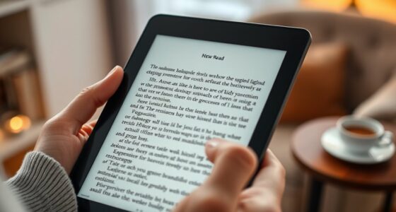 senior friendly reading device