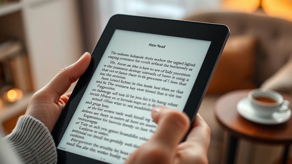 senior friendly reading device