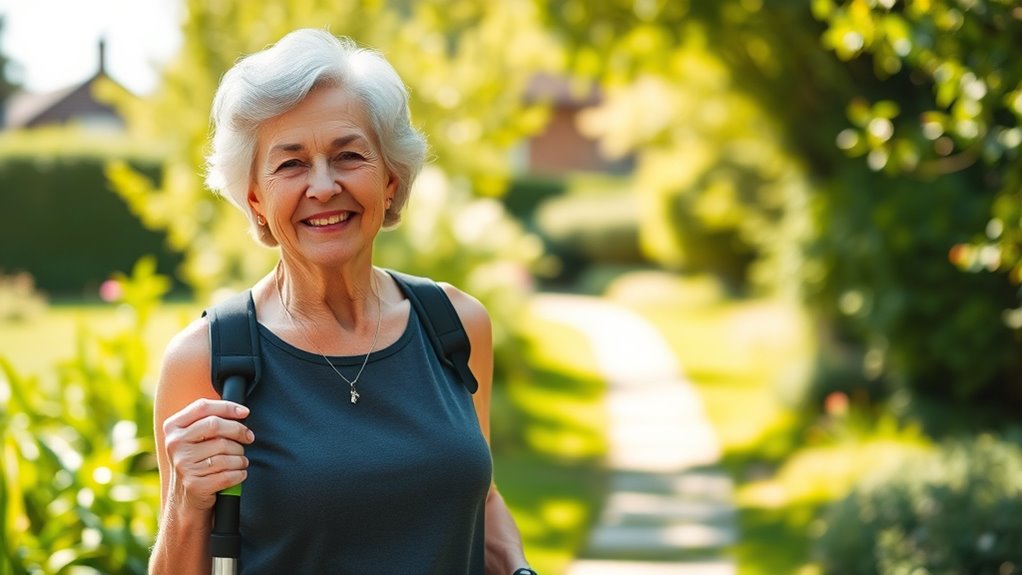 senior injury hands free crutches