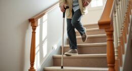 use stairs safely with assistive devices