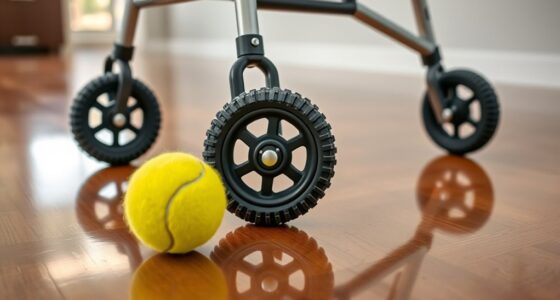 walker wheels vs tennis balls