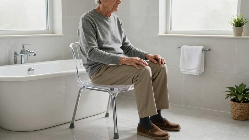 benches improve bathroom safety