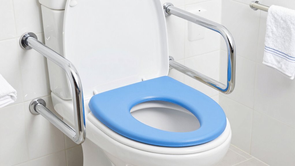 elevated toilet for safety