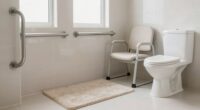 minimize physical bathroom transfer stress
