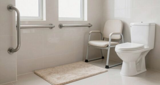 minimize physical bathroom transfer stress