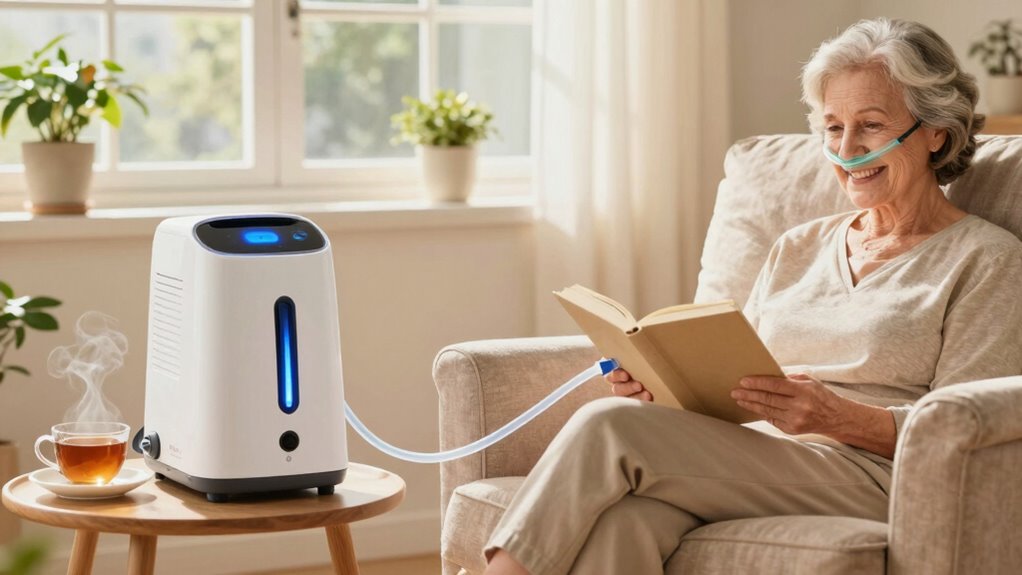 oxygen support improves daily life