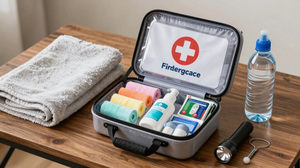 prepared emergency medication and mobility